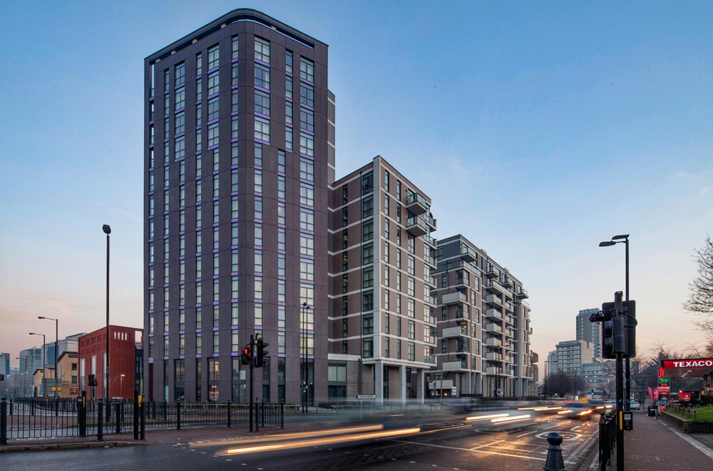 The first phase of works at Blackwall Reach included the demolition of the iconic, but desperately run-down Robin Hood Gardens, a seminal brutalist housing development by Alison and Peter Smithson. The new development includes 98 homes in buildings up to 14 storeys, a community centre, a mosque and new offices.