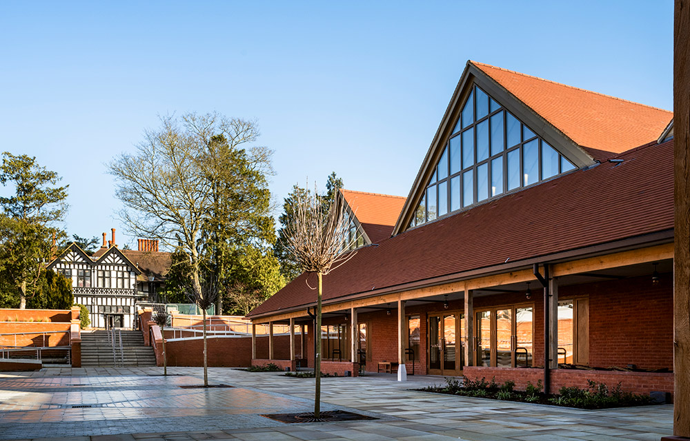 The new build Hindu temple comprises of Prasad Hall, commercial kitchen, function hall, classrooms, creche and indoor play facilities. The new temple is part of Bhaktivedanta Manor, a large grade II listed building situated within ornamental gardens and agricultural estate at Letchmore Heath. The proposal introduces new worship and community facilities to meet the growing needs of the Hindu community both locally and nationally. We are providing mechanical services consultancy to the main contractor for a design and build contract.