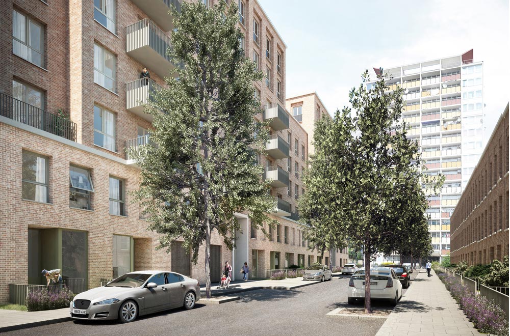 The South Acton project is an ambitious £600m regeneration programme being undertaken to redevelop the original South Acton Estate. The 15-year scheme is transforming the area into a new urban village of 2,700 homes and reconnecting the estate to the wider neighbourhood. Community facilities include cafés, nurseries, supermarkets and a new public square.
