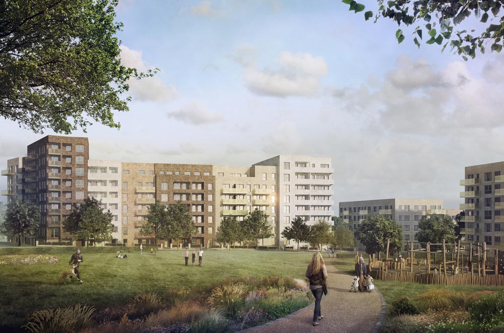 The South Acton project is an ambitious £600m regeneration programme being undertaken to redevelop the original South Acton Estate. The 15-year scheme is transforming the area into a new urban village of 2,700 homes and reconnecting the estate to the wider neighbourhood. Community facilities include cafés, nurseries, supermarkets and a new public square.