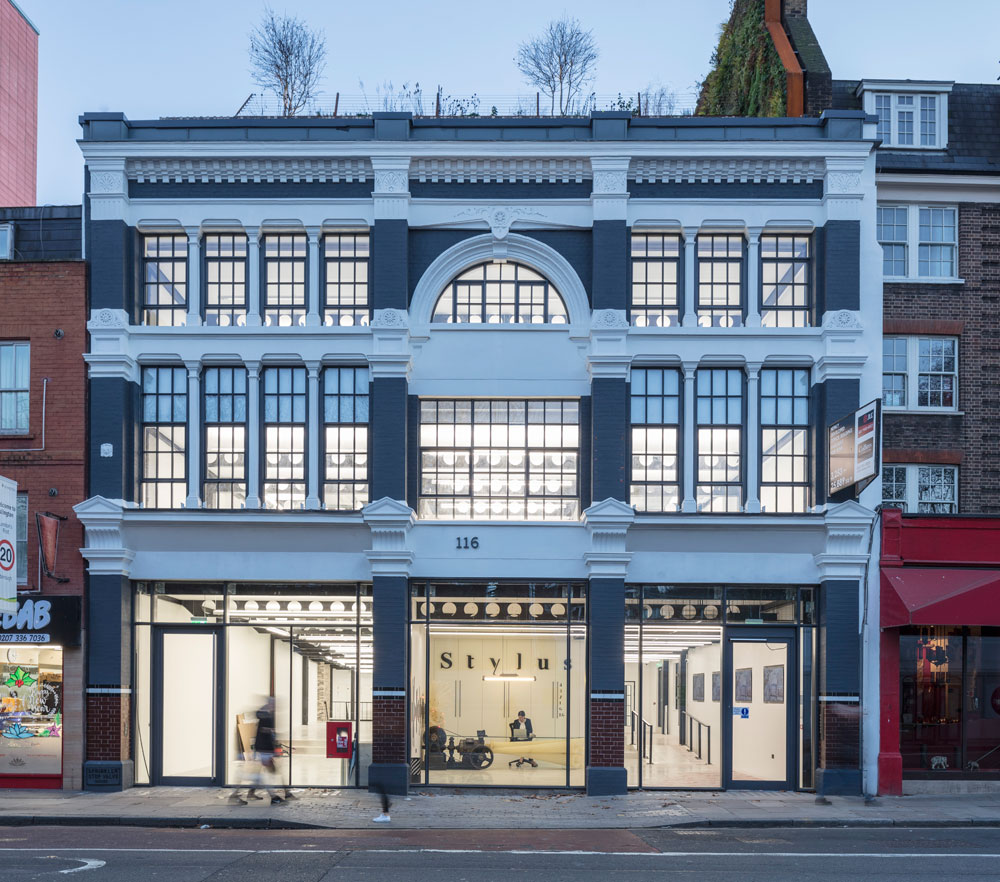Formerly home to the Margolin gramophone factory, the new building offers 27,000 sq ft of state-of-the-art office space over five floors. The design team worked closely with Islington Council conservation officers on the retention of the original Victorian façade on Old Street.