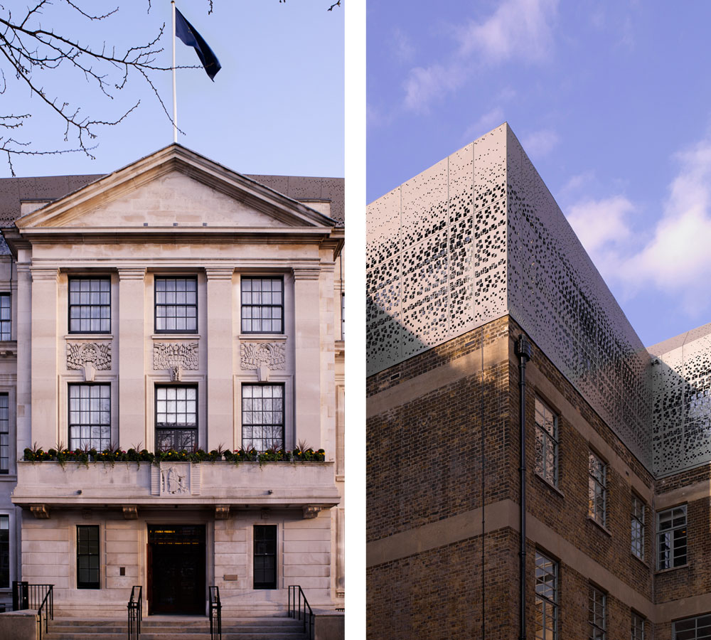 The Town Hall Hotel project in East London involved the conversion of a 1900’s Grade II listed town hall to a 101 bedroom luxury hotel with two restaurants, a bar and associated commercial kitchen, conference facilities and spa facilities. The design and redevelopment aimed to preserve the listed building’s original features while integrating contemporary inserts such as a new roof extension.